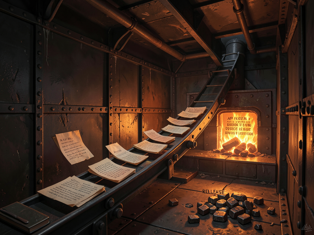 The Furnace (diptych) — grief