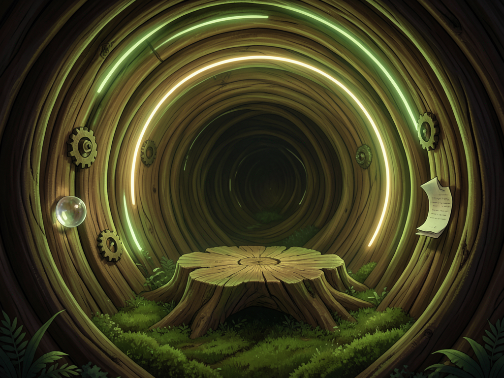 The Hollow Tree (diptych)