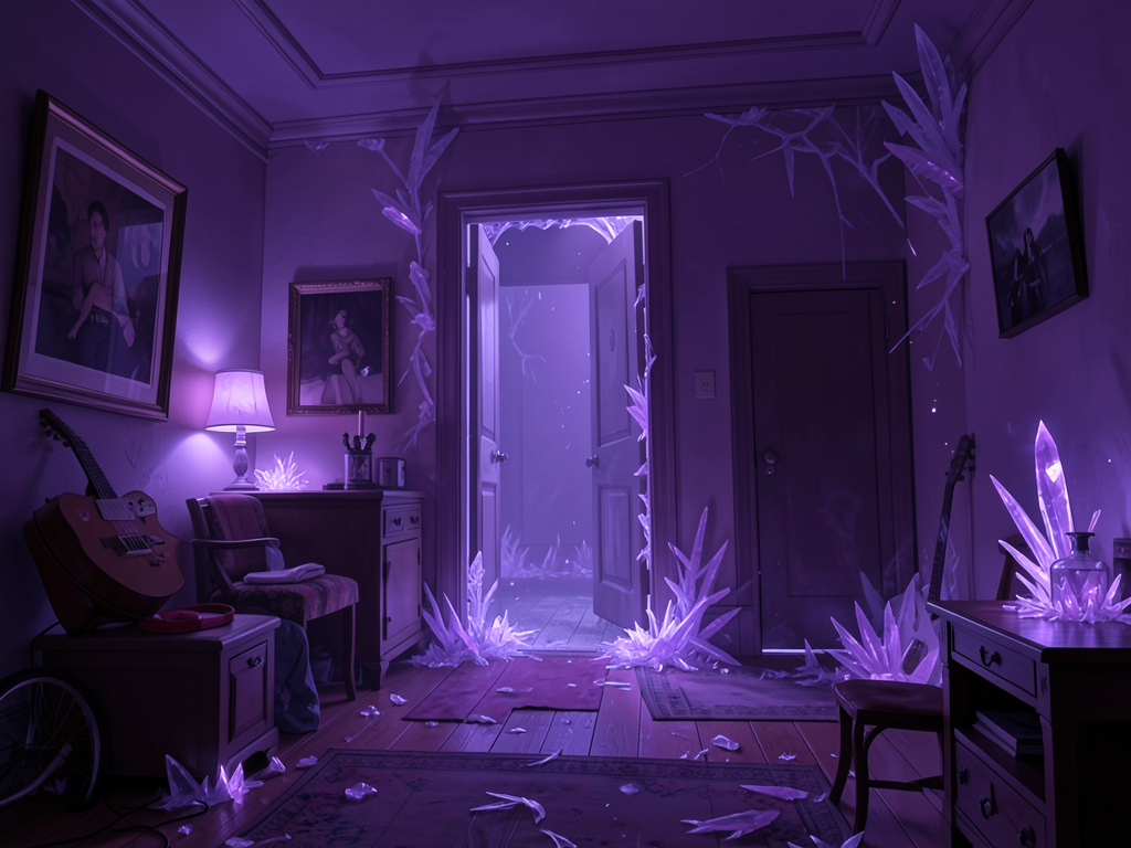 The Threshold (triptych) — overgrowth