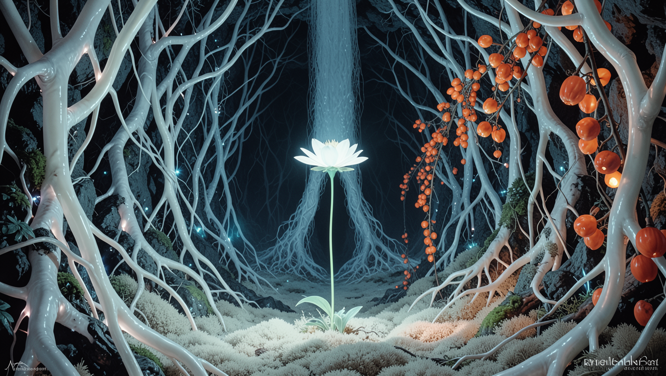 The Nerve Garden (series) — pencil